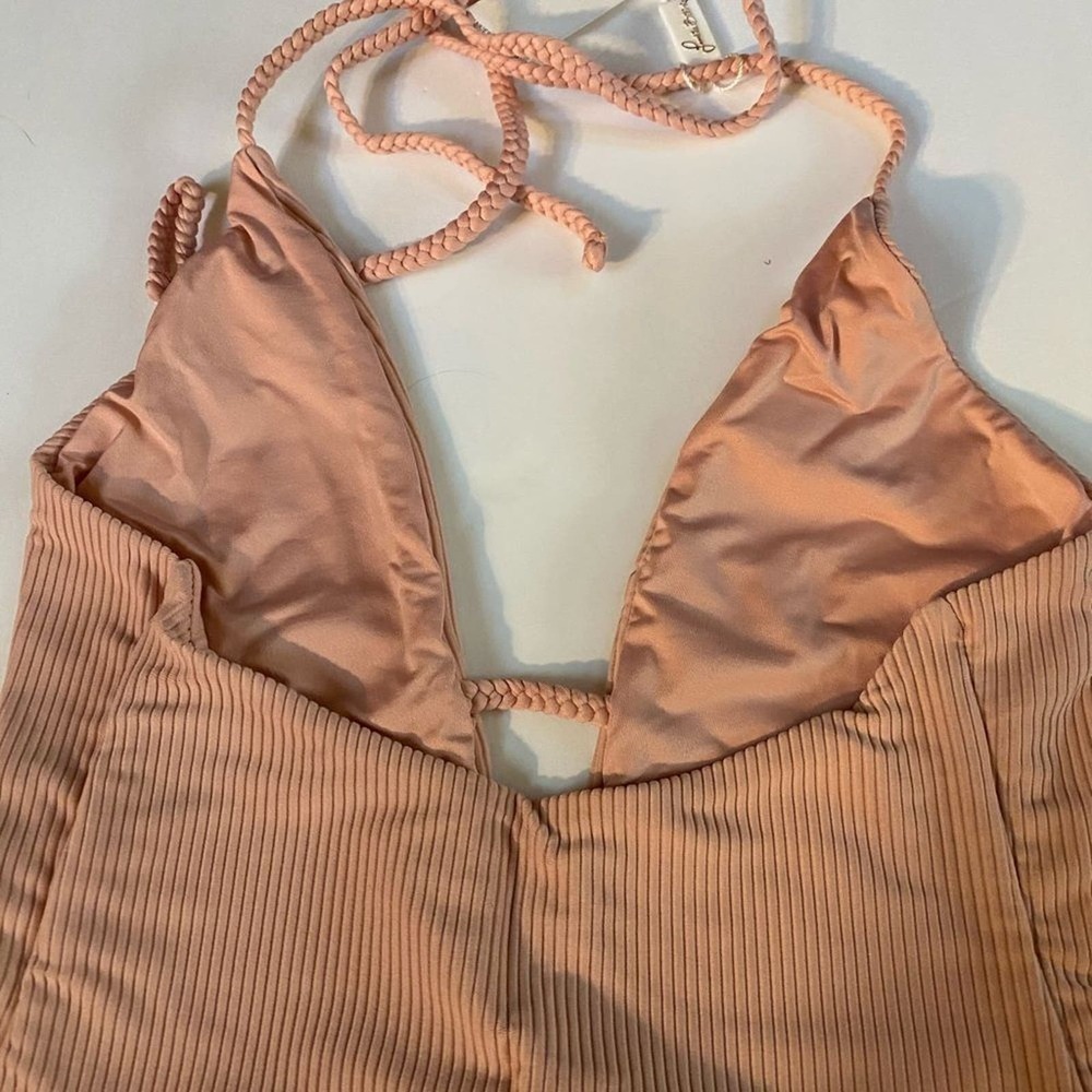 Frankie's Lilly Ribbed One Piece Bathing Suit nwt - Picture 9 of 12